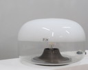 Vintage 1960s Pamio Medusa Table Lattimo Glass Lamp by Leucos