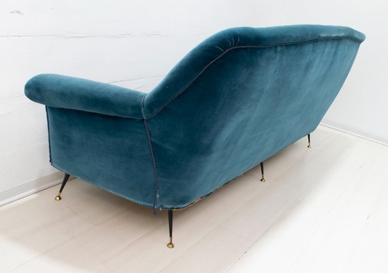 Image 1 of Gigi Radice Mid-Century Modern Italian Sofa for Minotti, 1950s