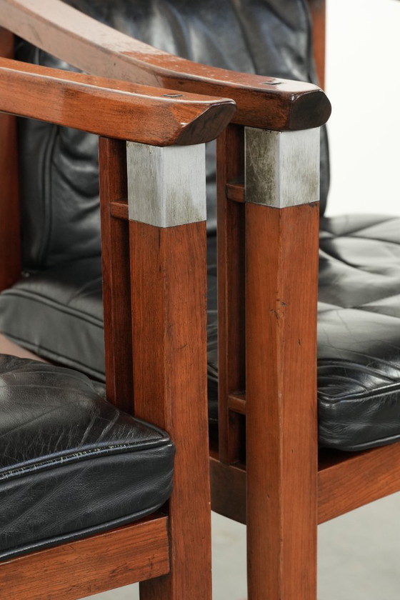 Image 1 of 2 x Art Deco Schuitema design dining/occasional chair from the Decoforma series with armrests