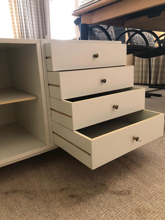 Image 1 of Switched Pastoe Cube Cabinets with Wheels