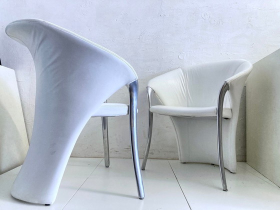 Image 1 of 2 postmoderne Sessel Modell Calla Design Gino Carollo für Draenert