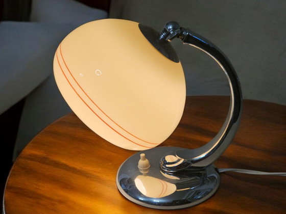Image 1 of Very rare Art Deco table lamp / bedside lamp, Vienna 1920s