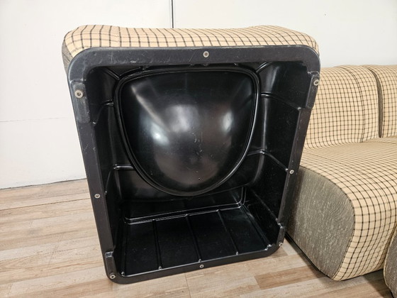 Divano modulare in tessuto a quadri, 1970 – Divani modulari, Tessile (photo 17 of 18)