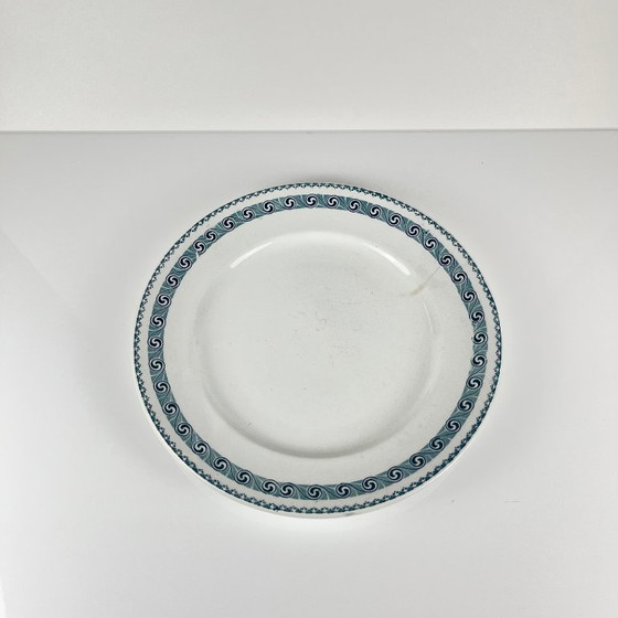 Image 1 of Piatto grande rotondo "Rachel" Moulins des loups & Hamage, terra di ferro