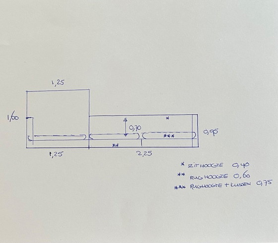Image 1 of Moderne hoekbank