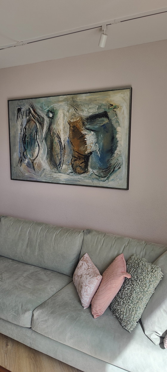 Image 1 of Abstract painting Iris Bouwmeester - Organic forms