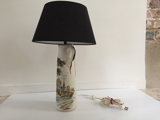 Image 1 of Lampe Keramik Handwerk von Cazalas 60er Jahre