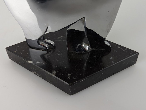 Image 1 of Art Deco Polar Bear Sculpture by Karl Hagenauer, Austria, 1920s