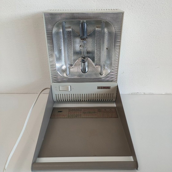 Philips UV+IR Lamp/Sunlamp KL7071 From The 70s, Table lamps, Metal, Plastic, Grey, Vintage (photo 2 of 11)