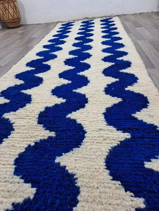 Tappeto tradizionale marocchino in lana, 300 cm x 100 cm