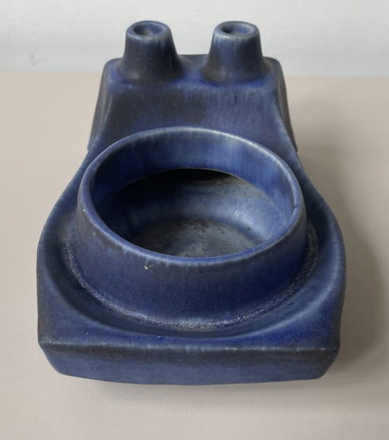 Image 1 of Loré Beesel rare Brutalist planter/duo solifleur vase B77 by Matt Camps