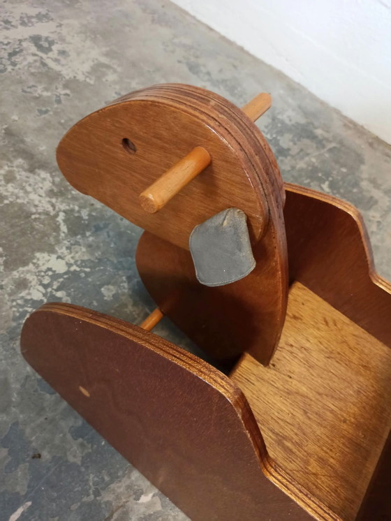 Cavallo a dondolo / pecora in legno, Oggetti decorativi, Marrone (foto 4 di 15)