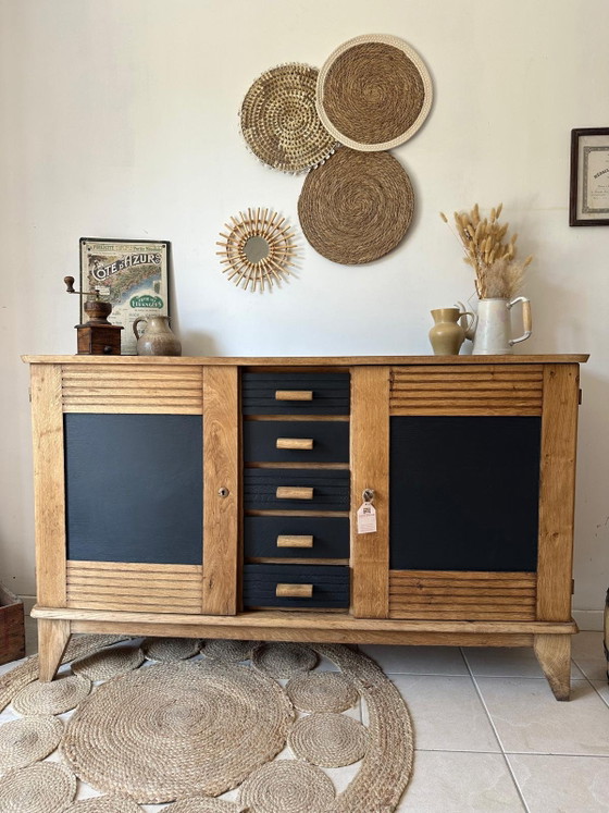 Credenza stile René Gabriel, patinata – Credenze, Wood (photo 3 of 15)