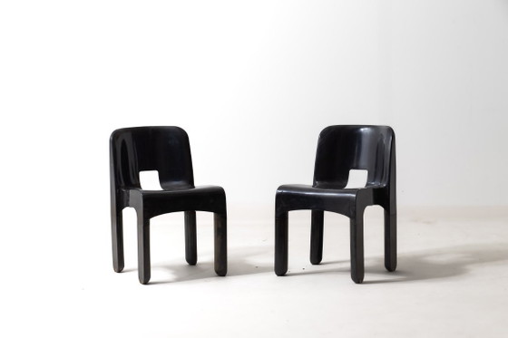 Set aus 6 „Universale“-Stühlen von Joe Colombo – Kartell, Esszimmerstühle, Plastic (photo 9 of 18)
