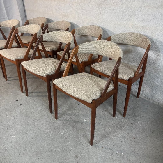 Image 1 of Juego de 8 sillas de comedor modelo 31 — Kai Kristiansen, Dinamarca, década de 1960