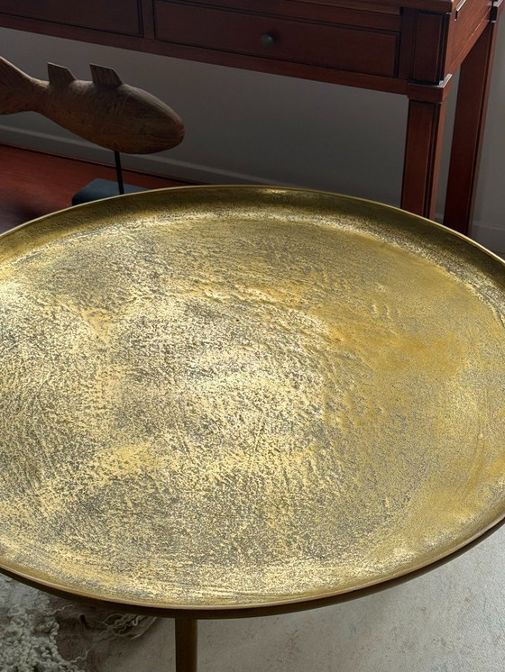 Image 1 of Pols Potten- Table- Coffee Table- Antique Brass