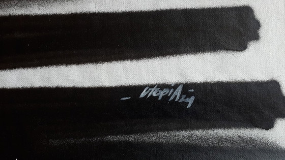 Image 1 of UTOPIA - Eclipse - Toile d'artiste