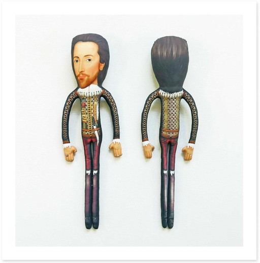William Shakespeare Gift | English Teacher Gift | Shakespeare Art Doll Collectible | Literature Classroom Decor