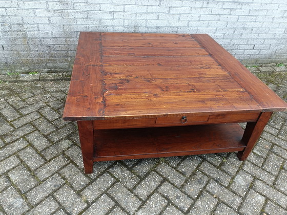 Image 1 of Tavolino da caffè quadrato in teak