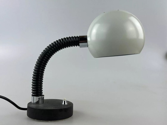 Image 1 of 60s 70s tafellamp Egon Hillebrand bollamp space age metaal ontwerp