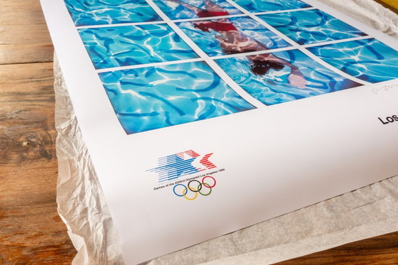 Image 1 of Taucher im Schwimmbad – David Hockney 1984 – Poster 70 × 100 cm