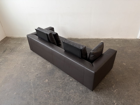 Minotti Powell Canapé Designer Cuir – Canapés 3 places, Leather (photo 9 of 14)