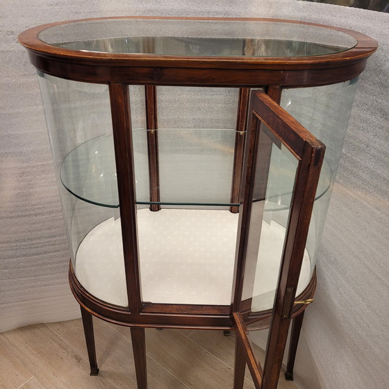 Image 1 of Vitrina, Madera De Caoba, Estilo Eduardiano, Pp. S. Xx – Inglaterra