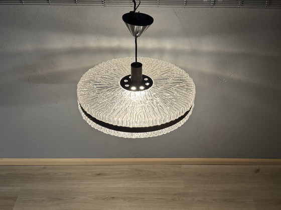 Image 1 of 1960s Plastic Pendant Lamp with Retro Design