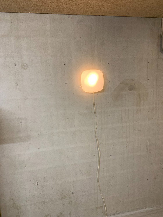 Image 1 of Witte RZB opaline Bauhaus wandlamp