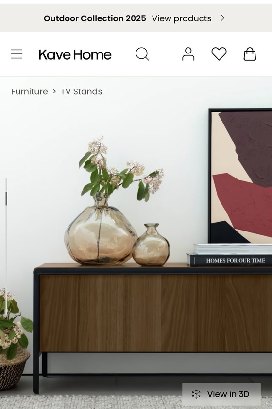 Image 1 of Mueble de TV Nadyria de Kave Home en color nogal