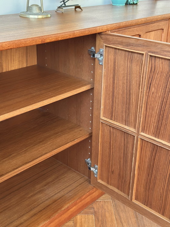 Image 1 of Buffet XXL vintage en teck, design danois, années 50/60/70