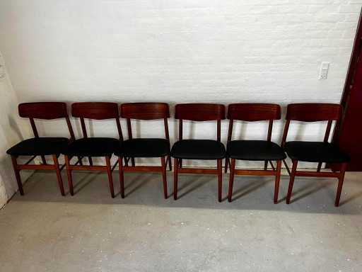 Findahl „Mosbøl“ Esszimmerstuhl Teak/Buche – eetkamerstoelen, Wood, Skai
