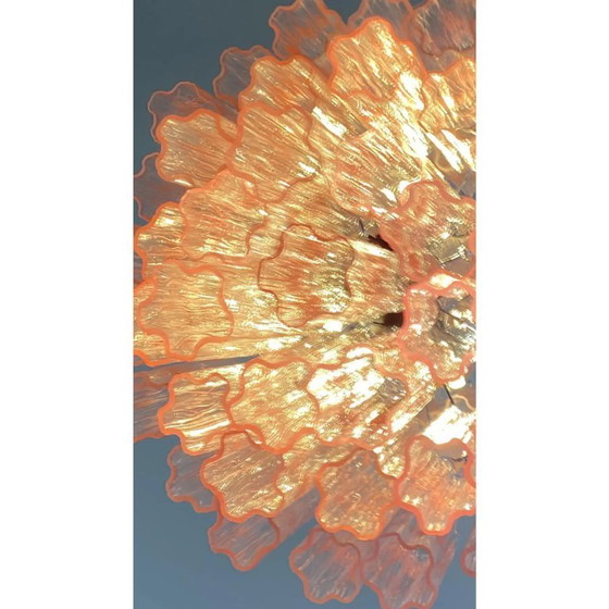 Image 1 of Lustre design Tronchi en verre de Murano rose