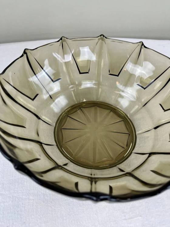 Insalatiera Art Déco in vetro fumé – Ciotole, Crystal, Glass, Art Deco (photo 5 of 10)