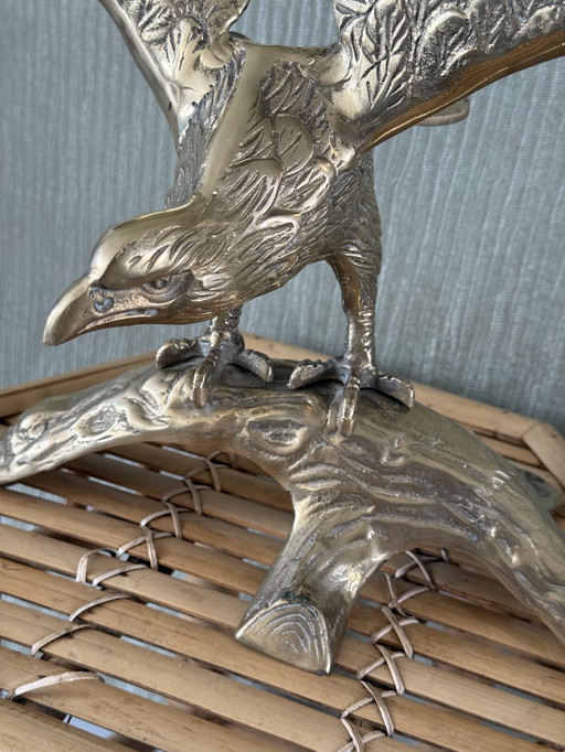 Sculptuur Messing Adelaar