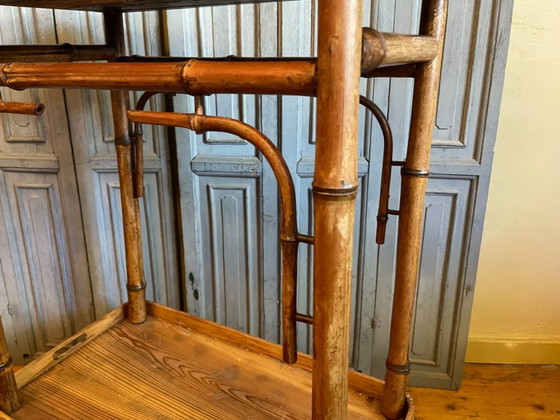 Tea Trolley Table A Tisane Vichy Antique, Side tables, Bamboo, Brown (photo 12 of 22)