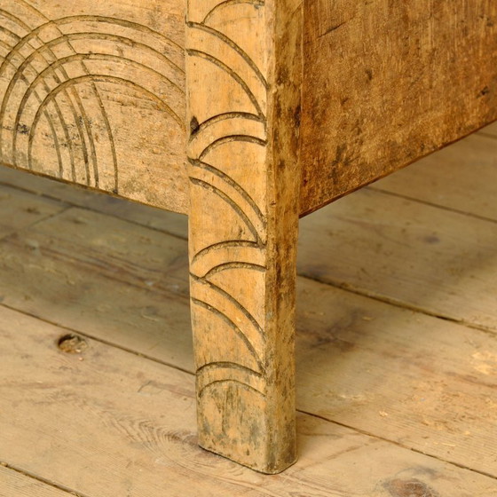 Image 1 of Antieke herderskist, jaren 1850