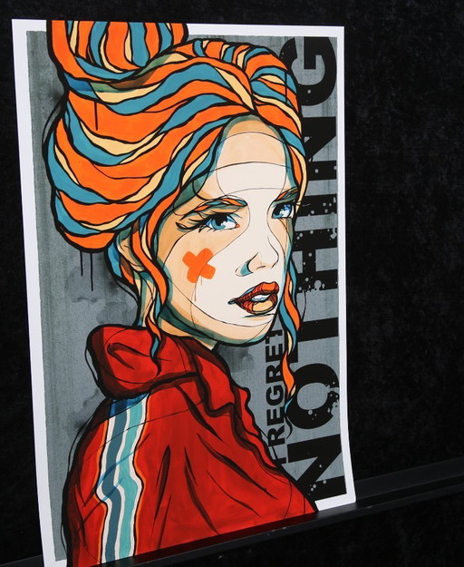 El Bocho - Regret nothing - 2019 - Giclee - signed by hand