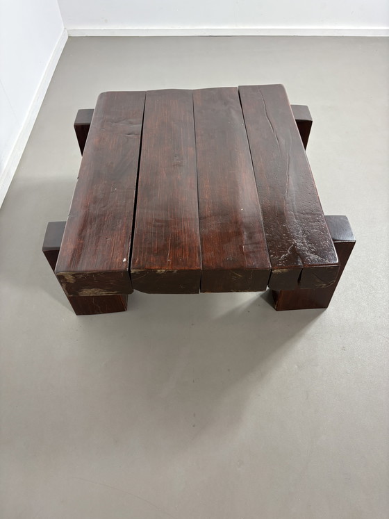 Image 1 of Brutalist Dutch Coffee Table 1960s