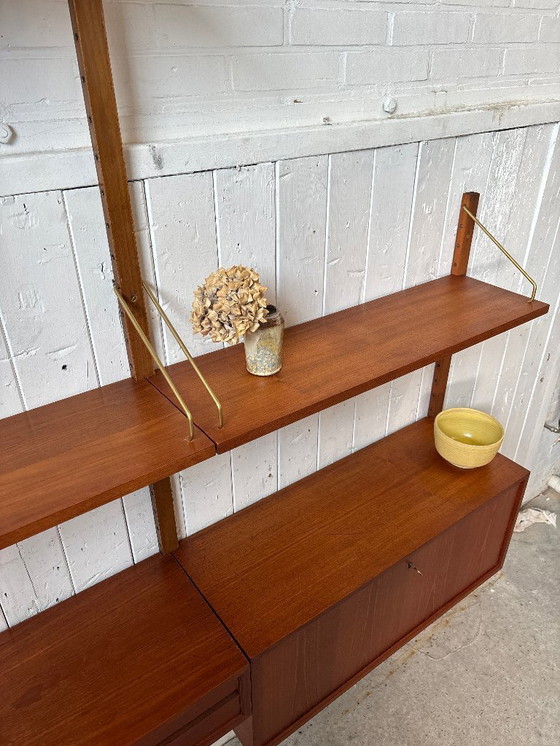 Image 1 of Poul Cadovius – Modulair Wandsysteem Teak Vintage Deens