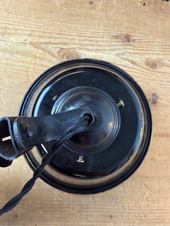 Image 1 of Industriële grijze verstelbare wandlamp van Memlite, jaren 60