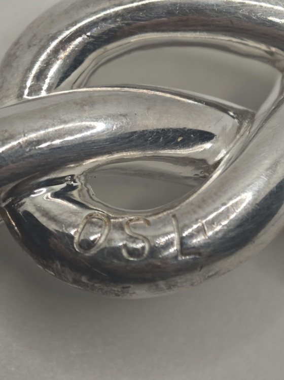 Image 1 of Zilveren OSL-armband