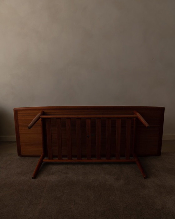 Image 1 of Deense teak salontafel van Grete Jalk met lattenrek, jaren 60