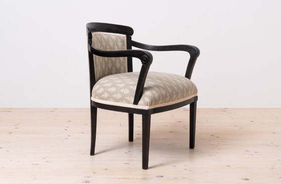 Image 1 of Set van 2 Biedermeier fauteuils in rustieke, landelijke stijl, Oostenrijk, circa 1850