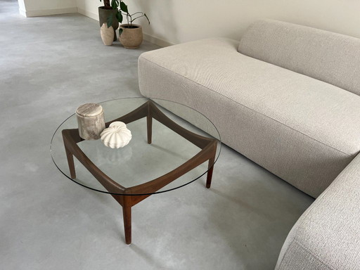 Original Kristian Vedel coffee table made of solid teak
