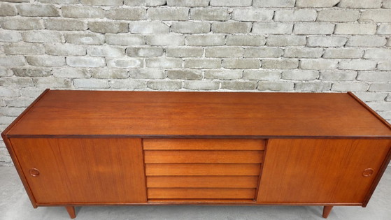 Grande Credenza Scandinava in Teak – Anni '60 – Credenze, Legno (photo 4 of 13)