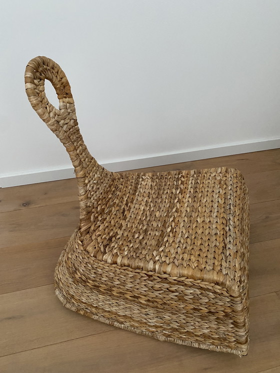 Image 1 of Poltrona a dondolo vintage Ikea PS Gullholmen in vimini – di Maria Vinka