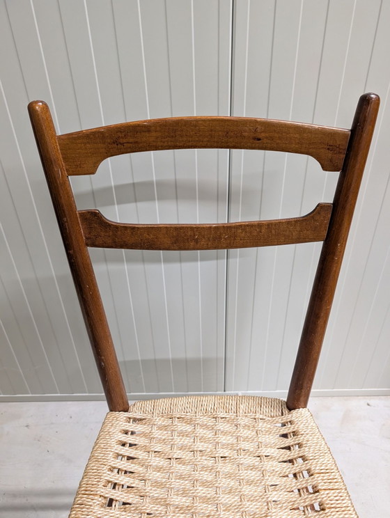 2 vintage kitchen chairs – Dining chairs, Textile, Wood (photo 11 of 15)