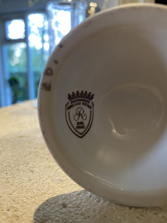 5 Revol France Porseleinen Voet Bekers – Tafelwaar, Porcelain (photo 5 of 5)