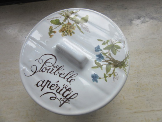 Image 1 of Poubelle / aperitif de table - France - table container - vintage